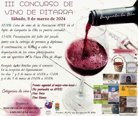 Imagen III CONCURSO DE VINOS DE PITARRA